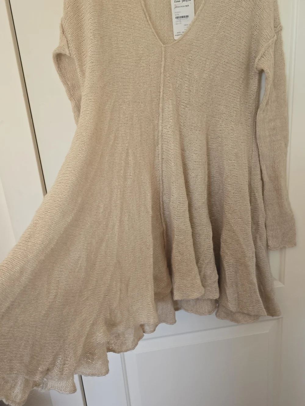 Free People Neutral Sweater Dress